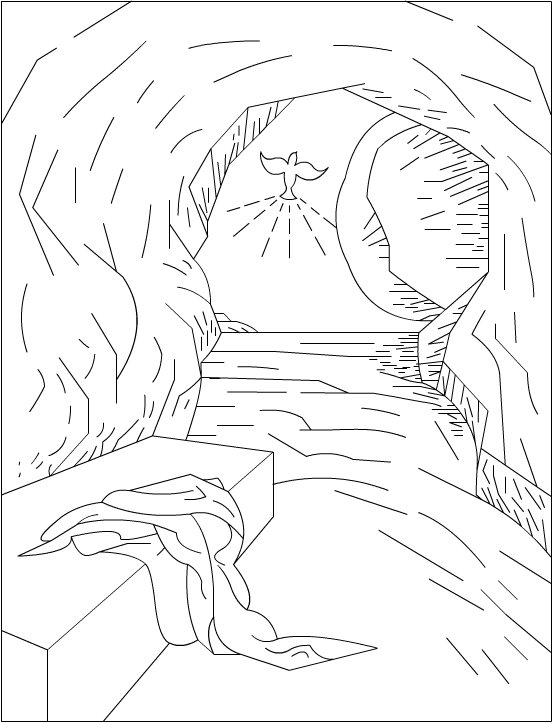 Related  Easter Clipart   Easter Coloring Pages   Doubting Thomas