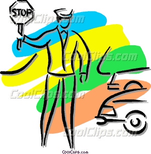 School Crossing Guard Clipart Crossing Guard Holding A Stop
