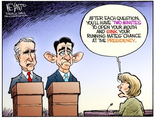 Vice Presidential Debate  Cartoons Of The Day