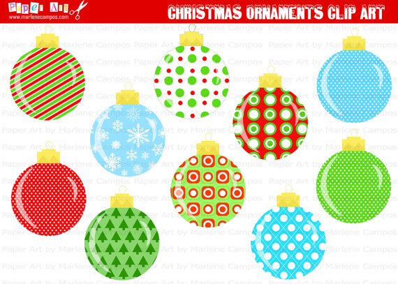     Xmas Decoration Christmas Clipart Christmas Decor   By Paper Art By