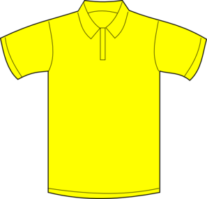Yellow Polo Shirt Clip Art At Clker Com   Vector Clip Art Online