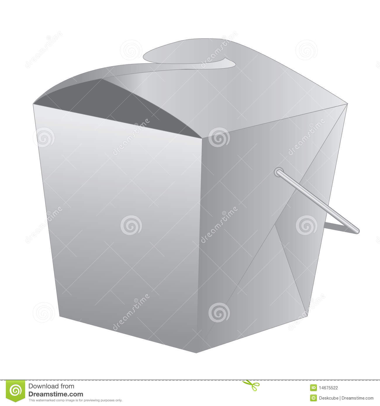 Chinese Take Out Clip Art Chinese Take Out Box Stock