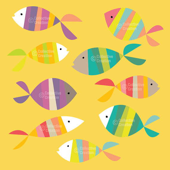 Colorful Fish Clipart Bright And Colorful Fish