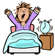 In The Morning Getting Ready Clipart