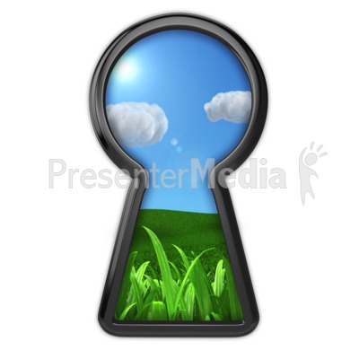 Keyhole To Serenity   Presentation Clipart   Great Clipart For