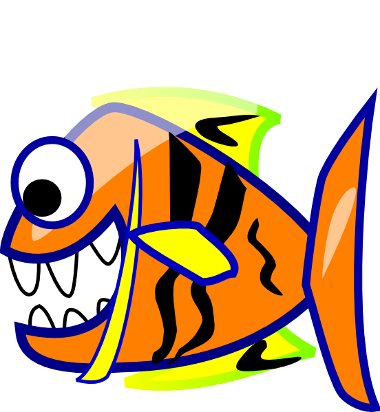 Orange Fish Clip Art At Clker Com   Vector Clip Art Online Royalty