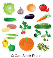 Raw Foods Vector Clipart And Illustrations