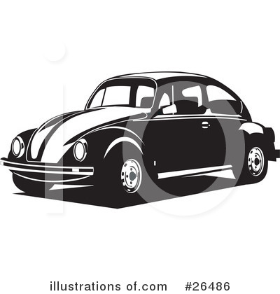 Red Vw Bug Car Clipart