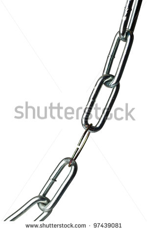 Weak Link Clipart Iron Chain With A Weak Link