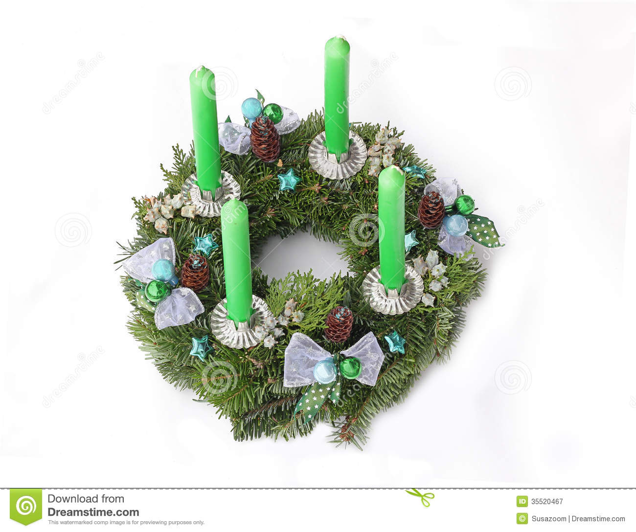 Advent Wreath Clipart Black And White Advent Wreath With Green