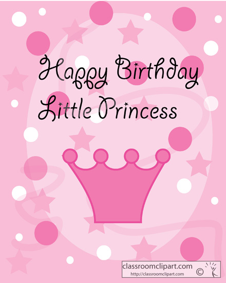 Birthday   Happy Birthday Little Princess 3   Classroom Clipart