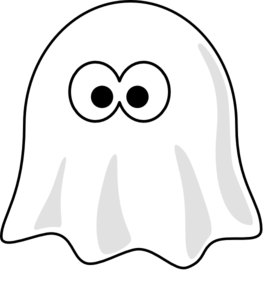 Black And White Ghost Clip Art At Clker Com   Vector Clip Art Online