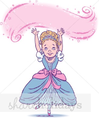 Blond Birthday Princess Clipart   Party Clipart   Backgrounds