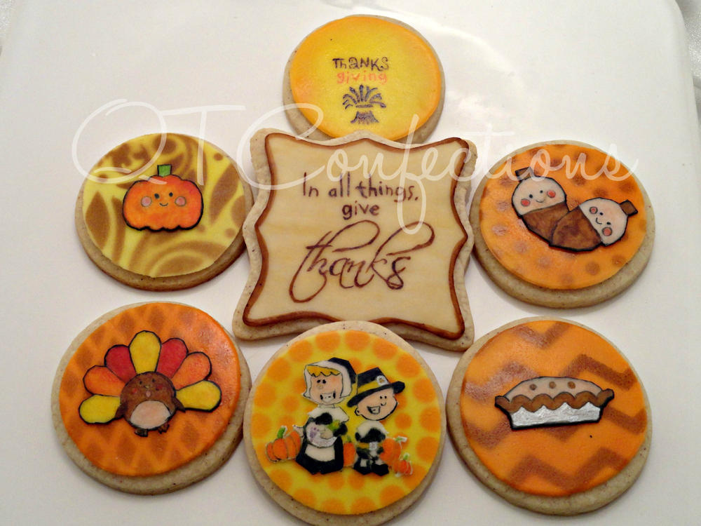Clipart Thanksgiving Cookies Watermarked   Cookie Connection