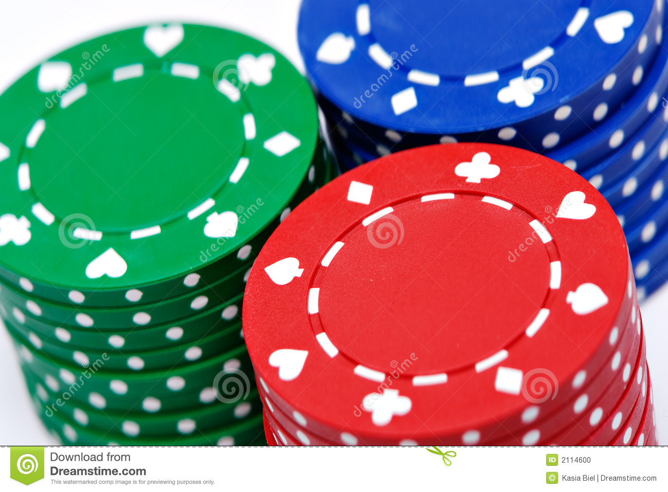 Gambling Chips Stock Photo   Image  2114600