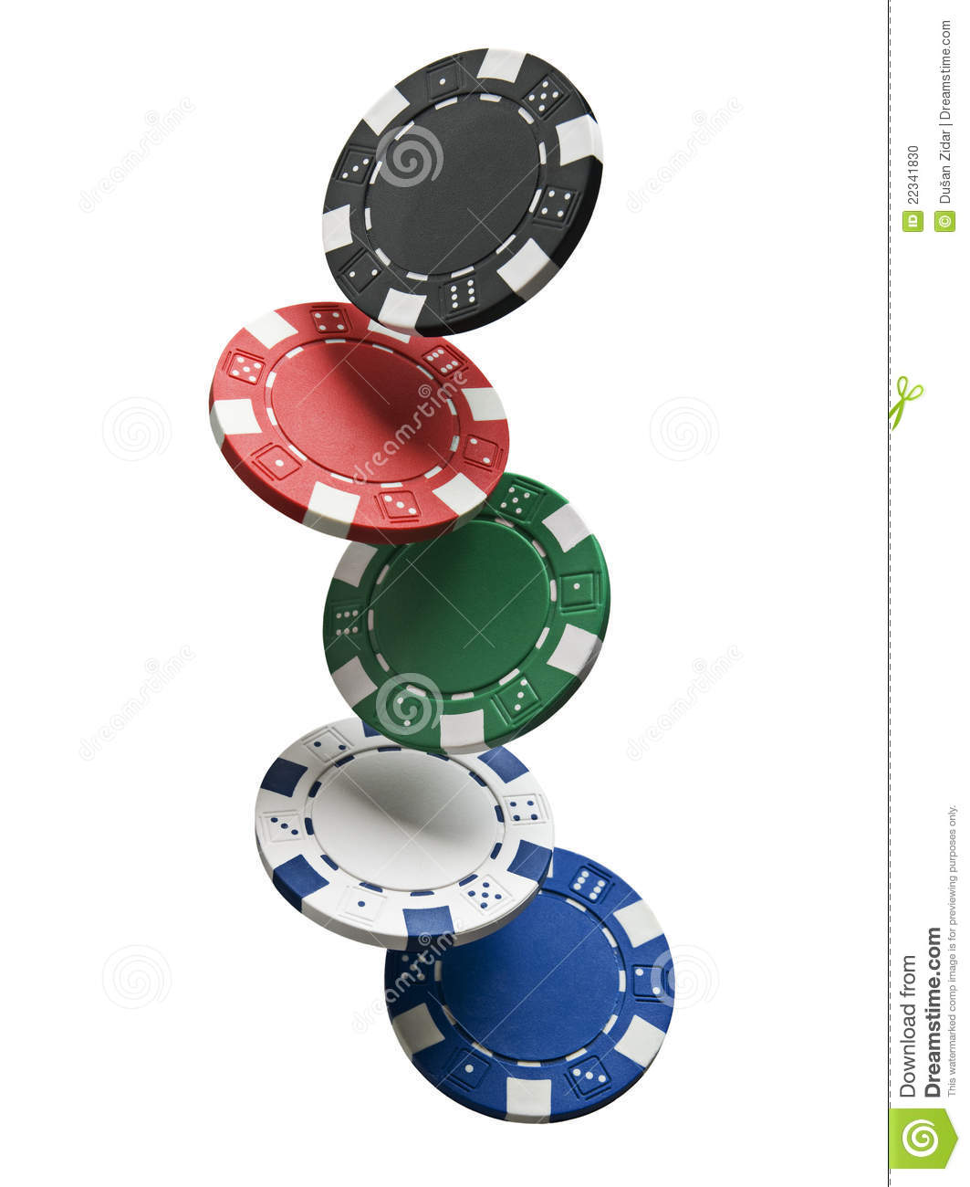 Gambling Chips Stock Photo   Image  22341830