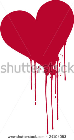 Heart With Blood Dripping Vector Download Pictures Clipart