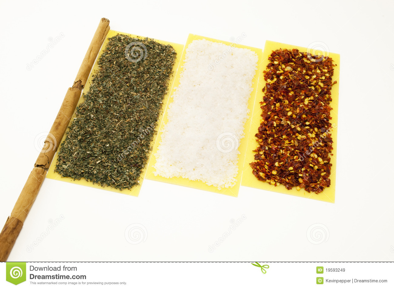 Italian Dried Herb And Spice Flag Royalty Free Stock Images   Image