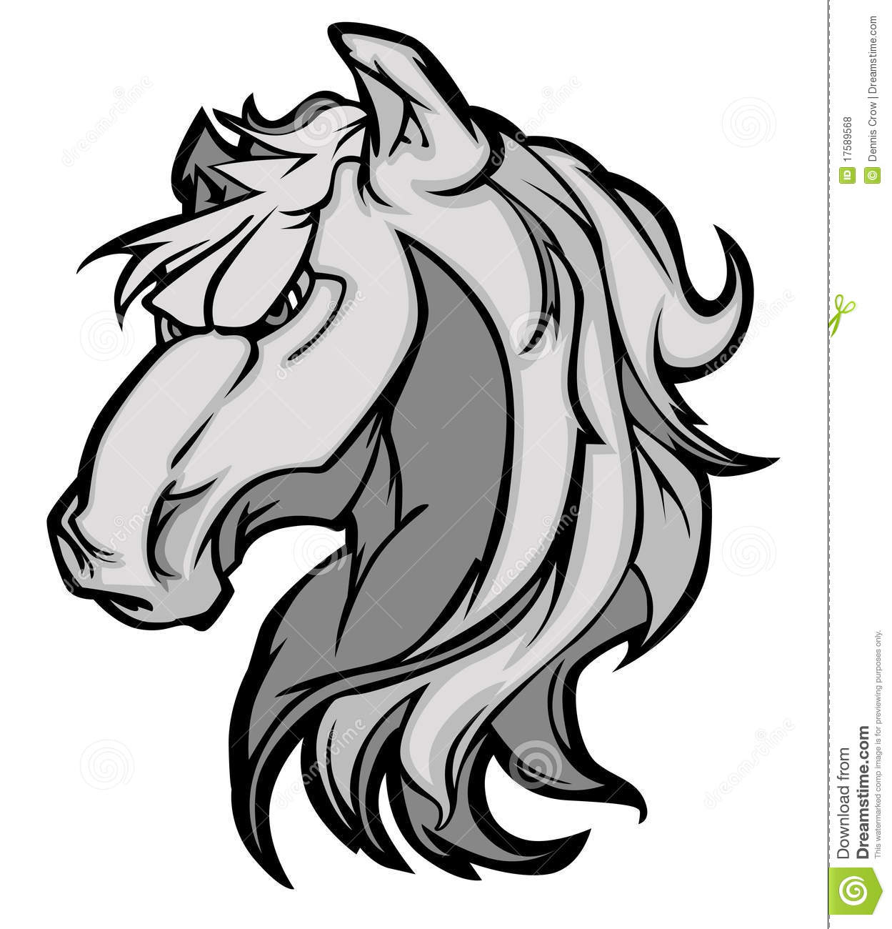 Mustang   Bronco Mascot Logo Royalty Free Stock Photos   Image