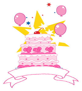 On Birthday Cake Clip Art Images Birthday Cake Stock Photos Clipart