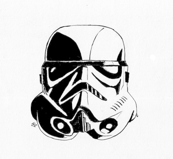 Stormtrooper Helmet Vector Clipart Best