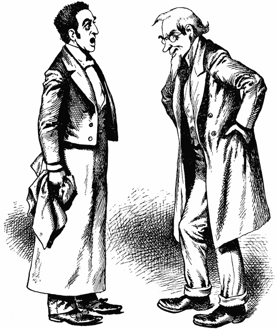 Two Men Arguing   Clipart Etc