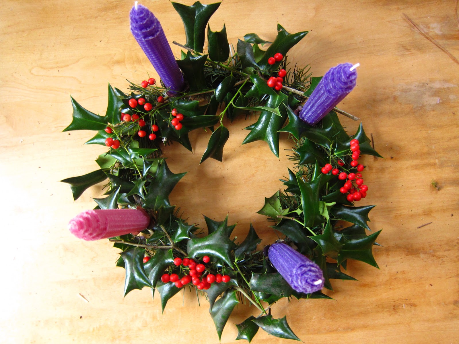 Advent Wreath Diy Advent Wreath   Beeswax