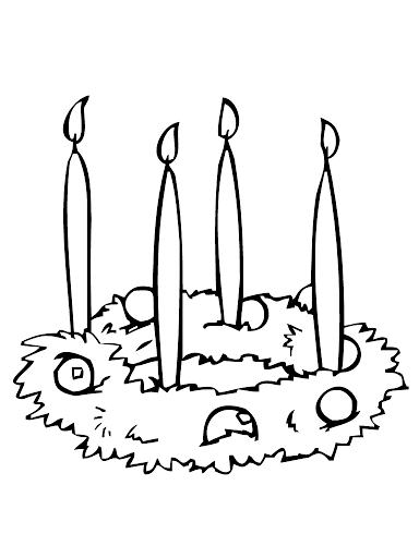 Advent Wreath Drawing Click On A Picture Of Advent