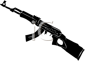 Assault Rifle Clipart