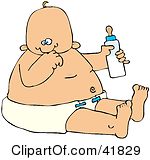 Baby Formula Clipart Clipart Illustration Of A Baby