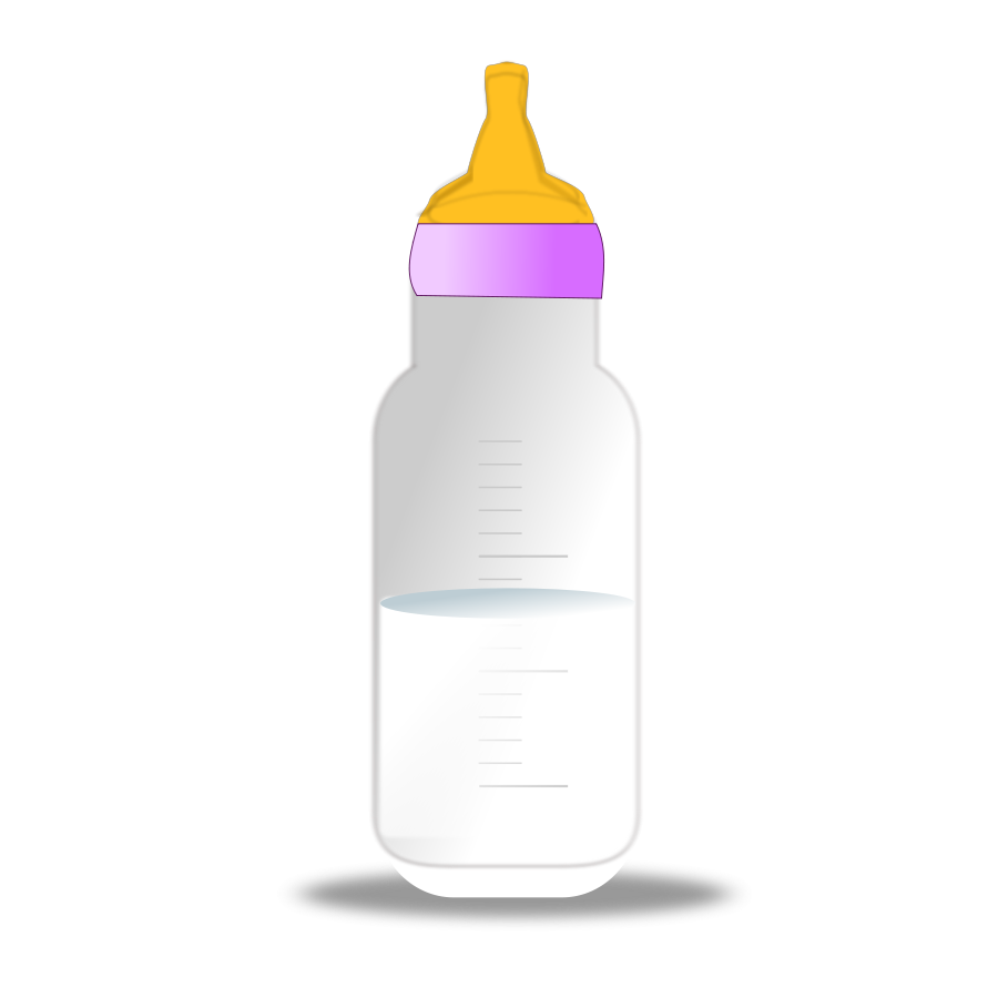 Baby Milk Bottle Clipart Large Size