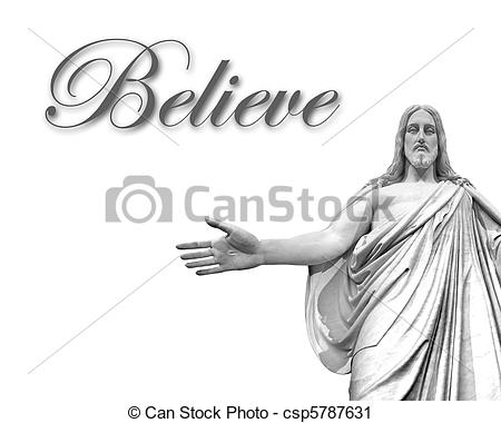 Believe Jesus Clipart Believe In Jesus   Csp5787631