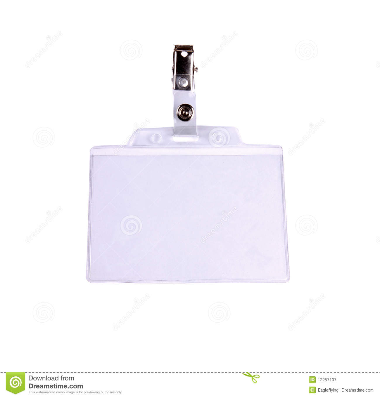 Blank Badge  Id Card Royalty Free Stock Photography   Image  12257107