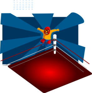 Boxing Ring Clipart  Wrestling Ring Graphic  Wrestling Ring