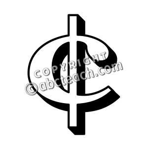 Cent Sign Clip Art Http   Www Abcteach Com Documents Clip Art Money