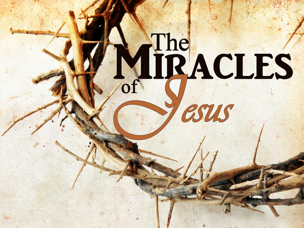 Christian Wallpaper  The Miracle   Jesus  1024 X 768