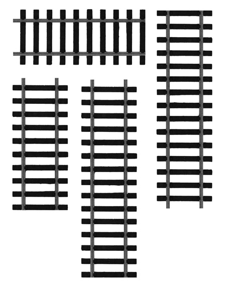 Free High Res Photoshop Brushes   Train Tracks