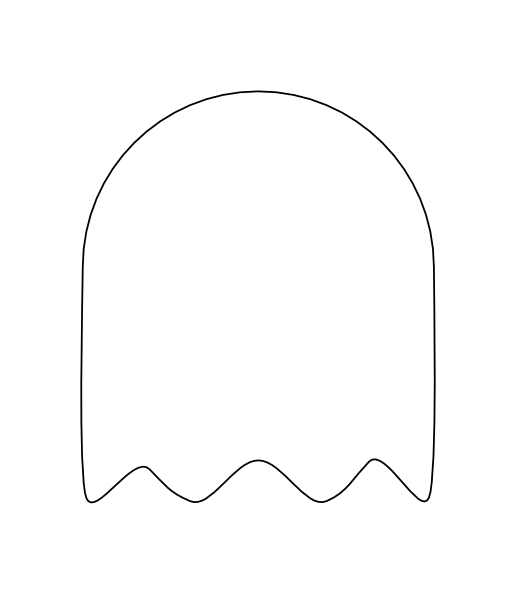 Ghost With Bag Black And White Clip Art Pictures To Like Or Share On
