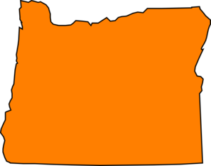 Orange Oregon Clip Art At Clker Com   Vector Clip Art Online Royalty