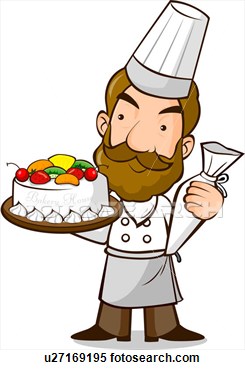 Pastry Chef View Large Illustration