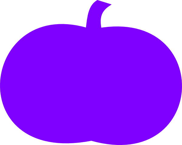 Purple Pumpkin Clip Art At Clker Com   Vector Clip Art Online Royalty    
