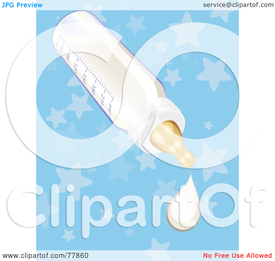Royalty Free  Rf  Clipart Illustration Of A Dripping Baby Formula