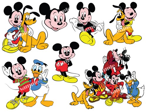 Tech In Nanopics  Home Digital Cliparts Mickey Mouse Digital Clipart