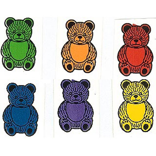 Teddy Bear Stamps  Pack Of 6 