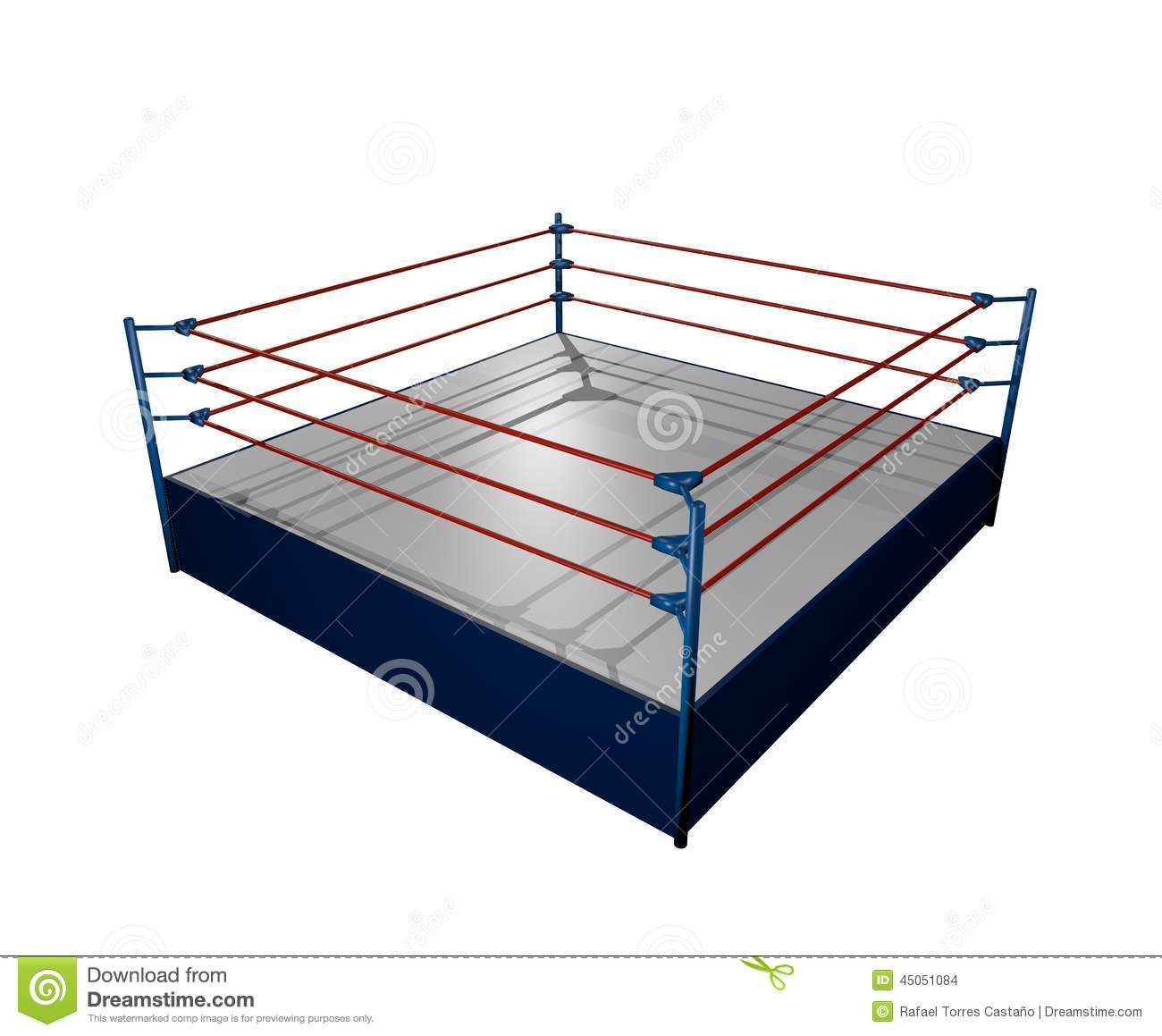 Wrestling Ring Stock Illustration   Image  45051084