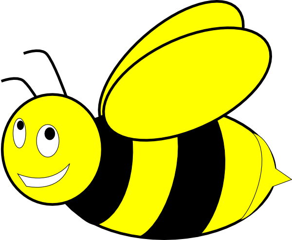 Black And Yellow Honey Bee Clip Art At Clker Com   Vector Clip Art