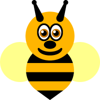 Cartoon Honey Bee Clip Art