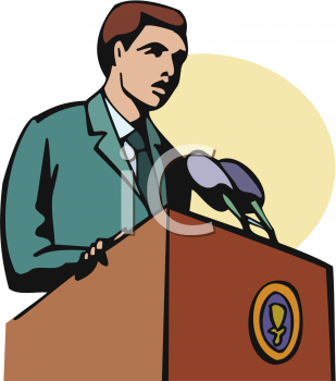 Clipart Picture Of An American Presidential Candidate