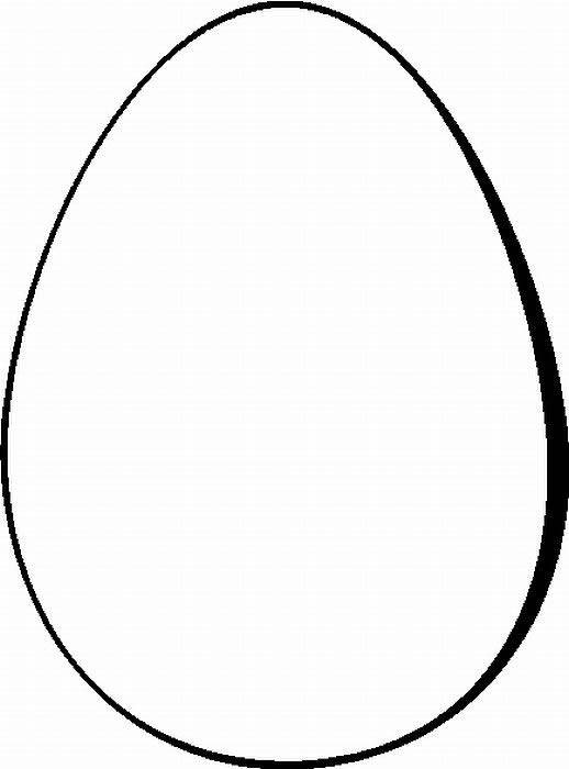 Egg Shape Colouring Pages  Page 2
