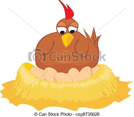 Eggs   Hen House Incubation Of Eggs    Csp8735626   Search Clipart